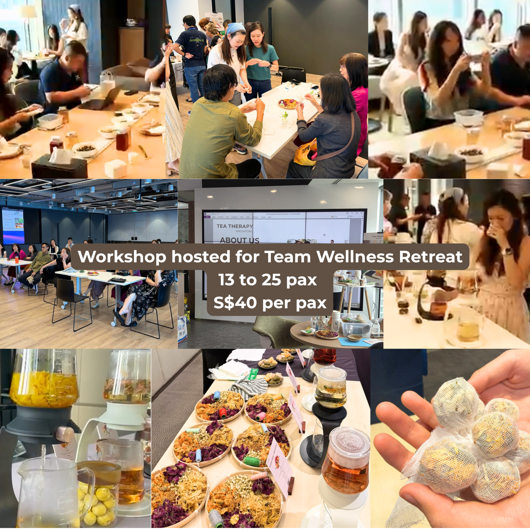 Workshop for 13 to 25 Pax