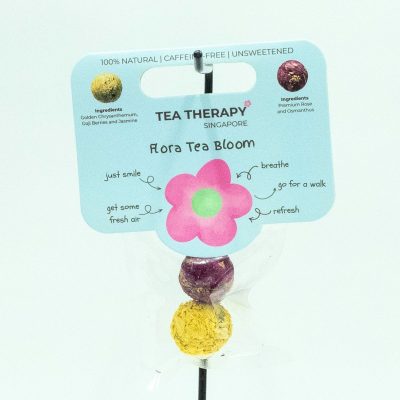 Flora Tea Bloom Blue Tag Starter Set featuring two floral tea blends