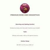 Premium rose and osmanthus flowers for a fragrant floral tea infusion