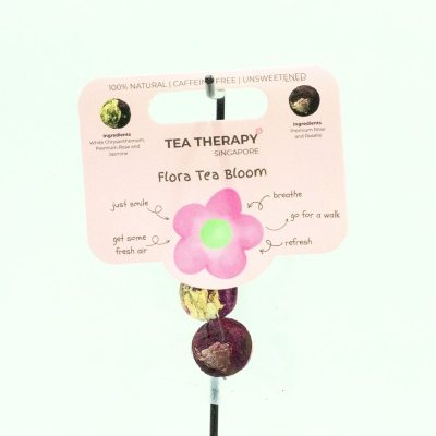 Flora Tea Bloom Pink Tag Starter Set with two floral tea blends