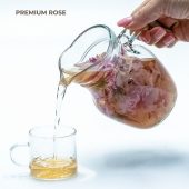 Brewed Roselle Rose from the Flora Tea Bloom Purple Tag Starter Set