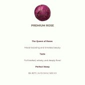 Premium rose flowers used for a rich floral tea infusion